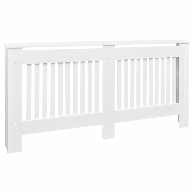 Radiator Cover White MDF 67.7"
