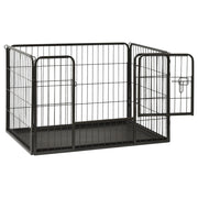 Puppy Playpen Steel 36"x23.2"x24"