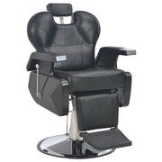 Barber Chair Black 28.3"x26.8"x38.6" Faux Leather