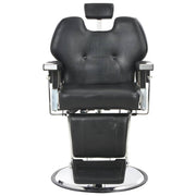 Barber Chair Black 28.3"x26.8"x38.6" Faux Leather