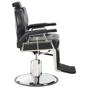 Barber Chair Black 28.3"x26.8"x38.6" Faux Leather