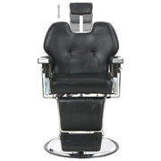 Barber Chair Black 28.3"x26.8"x38.6" Faux Leather