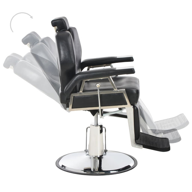 Barber Chair Black 28.3"x26.8"x38.6" Faux Leather