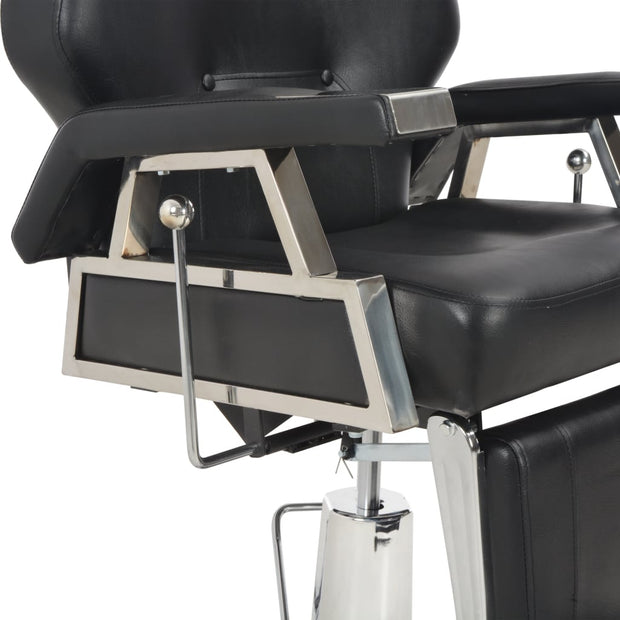 Barber Chair Black 28.3"x26.8"x38.6" Faux Leather