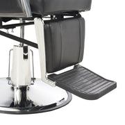 Barber Chair Black 28.3"x26.8"x38.6" Faux Leather