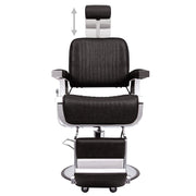 Barber Chair Black 26.8"x27.2"x45.7" Faux Leather