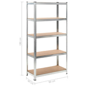 Storage Shelves 2 pcs 35.4"x15.7"x70.9" MDF