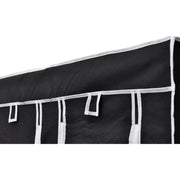 Folding Wardrobe Black 43" x 18" x 69"