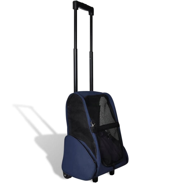 Foldable Multipurpose Pet Trolley Blue