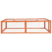 Rabbit Hutch 72"x35.4"x18.1" Solid Firwood