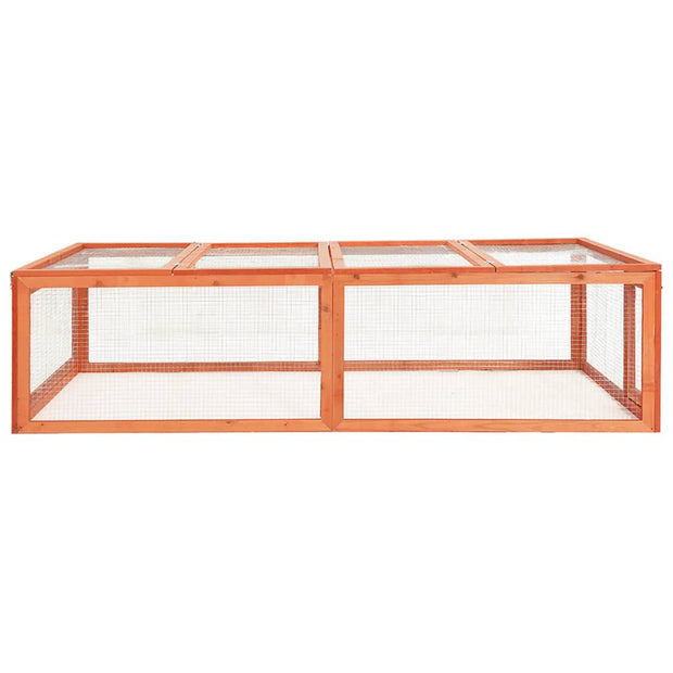 Rabbit Hutch 72"x35.4"x18.1" Solid Firwood