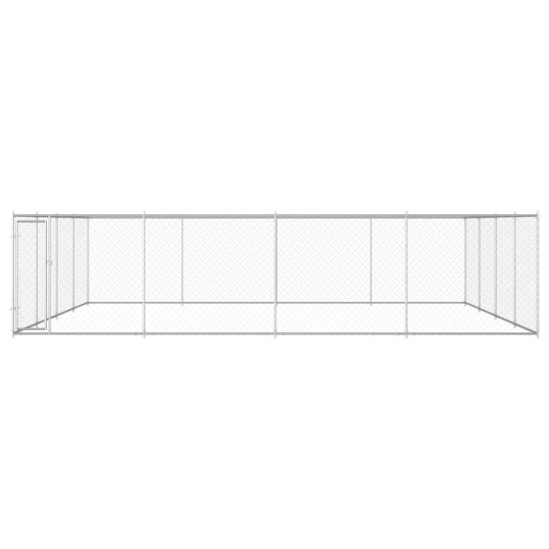 Outdoor Dog Kennel Galvanized Steel 299.2"x299.2"x72.8"