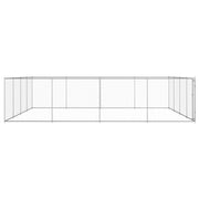 Outdoor Dog Kennel Galvanized Steel 299.2"x299.2"x72.8"