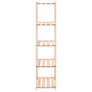 5-Tier Storage Racks 2 pcs 31.5"x15"x66.9" Solid Pinewood 551.2 lb