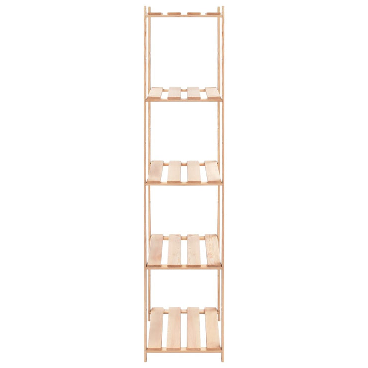 5-Tier Storage Racks 5 pcs 31.5"x15"x66.9" Solid Pinewood 551.2 lb