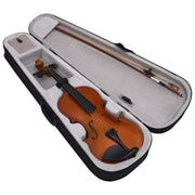 Violin Full Set with Bow and Chin Rest Dark Wood 4/4