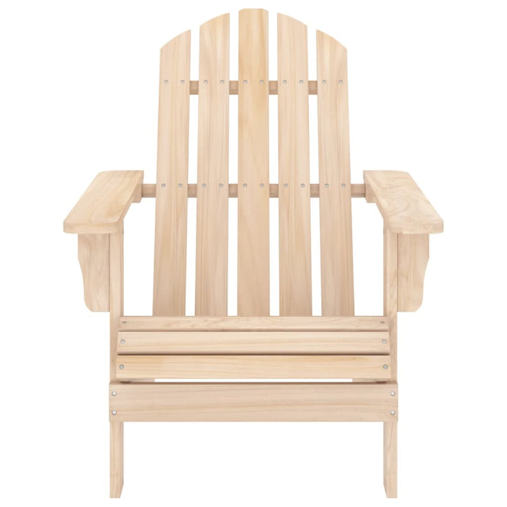 Patio Adirondack Chair with Table Solid Fir Wood