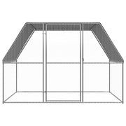 Outdoor Chicken Cage 9.8'x6.6'x6.6' Galvanized Steel