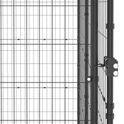 Outdoor Dog Kennel Steel 43.3"x86.6"x70.9"