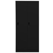 Wardrobe Black 31.5"x19.7"x70.9" Steel