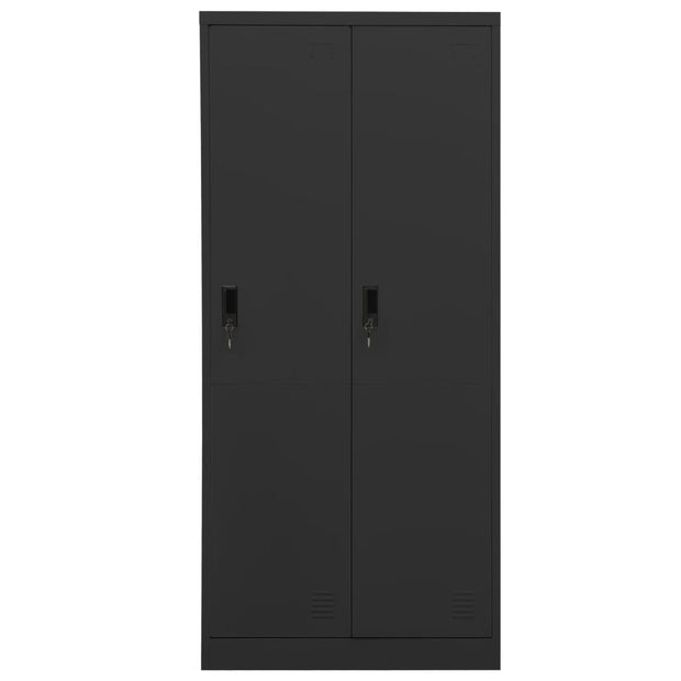 Wardrobe Anthracite 31.5"x19.7"x70.9" Steel