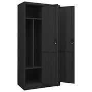 Wardrobe Anthracite 31.5"x19.7"x70.9" Steel