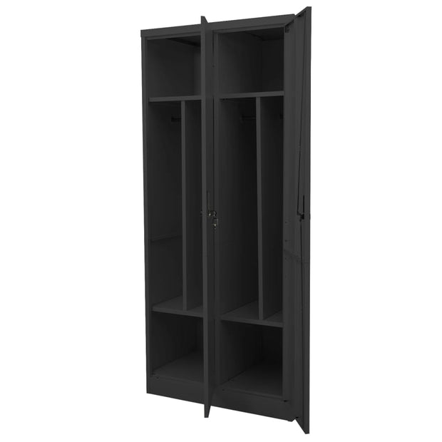 Wardrobe Anthracite 31.5"x19.7"x70.9" Steel