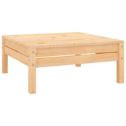 Patio Footstool Solid Wood Pine