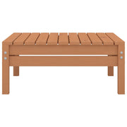 Patio Footstool Honey Brown Solid Wood Pine