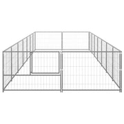 Dog Kennel Silver 150.7 ft² Steel