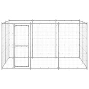 Outdoor Dog Kennel Galvanized Steel 78.1 ft²