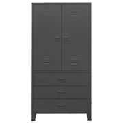 Industrial Wardrobe Anthracite 35.4"x19.7"x70.9" Metal