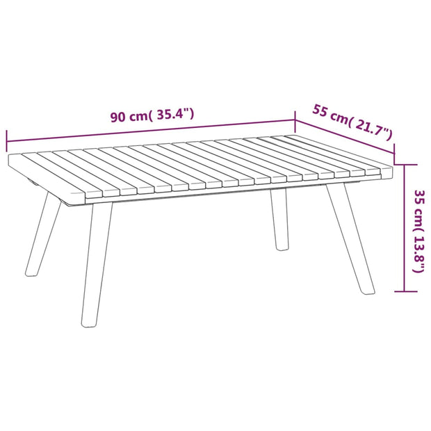 9 Piece Patio Lounge Set with Cushions Solid Acacia Wood