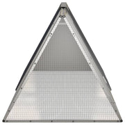 Rabbit Cage Anthracite 79.3"x31.7"x28" Galvanized Steel