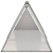 Rabbit Cage Gray 79.3"x31.7"x28" Galvanized Steel