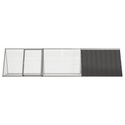 Rabbit Cage Anthracite 119.1"x31.7"x28" Galvanized Steel