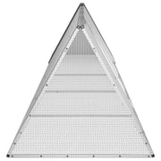 Rabbit Cage Anthracite 198.6"x31.7"x28" Galvanized Steel