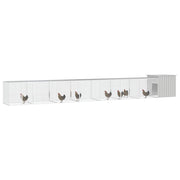 Chicken Cage Gray 315"x35.8"x39.4" Galvanized Steel