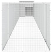 Chicken Cage Gray 315"x35.8"x39.4" Galvanized Steel