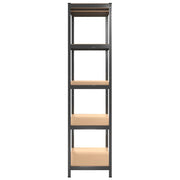 5-Layer Storage Shelf Anthracite Steel&Engineered Wood