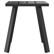 Patio Table Anthracite 13.4"x13.4"x15" Steel