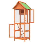 Bird House Brown 23.6"x23"x63" Solid Wood Pine