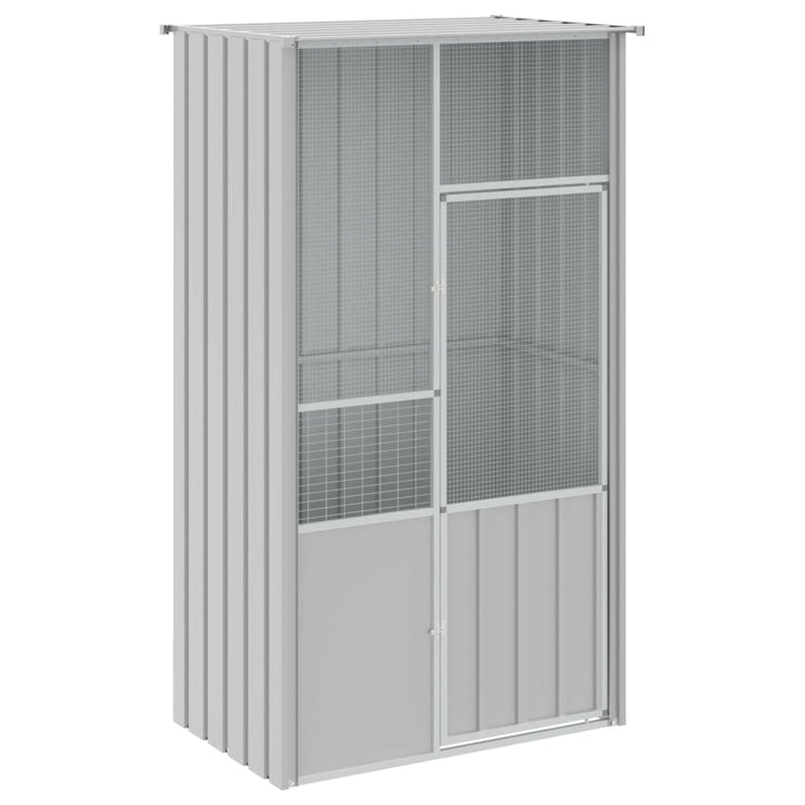 Bird Cage Gray 45.3"x30.7"x78.7" Galvanized Steel