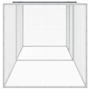 Chicken Cage with Roof Anthracite 79.9"x38.6"x35.4" Galvanized Steel