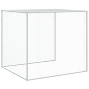 Chicken Cage with Roof Anthracite 79.9"x38.6"x35.4" Galvanized Steel