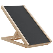 Dog Ramp Gray 27.6"x13.8" Solid Wood Fir