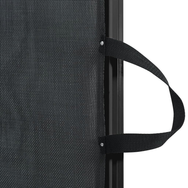 Retractable Pet Gate Black 40.4"x49.2"