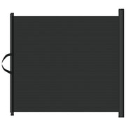 Retractable Pet Gate Black 46.3"x49.2"