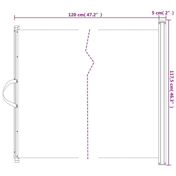 Retractable Pet Gate Black 46.3"x49.2"