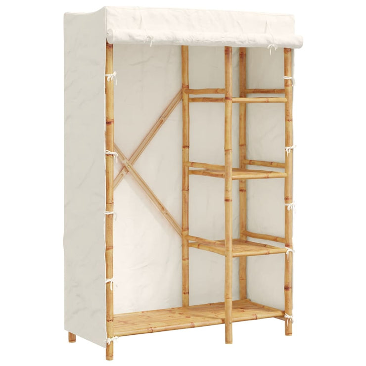 Wardrobe 43.3"x17.7"x66.9" Bamboo